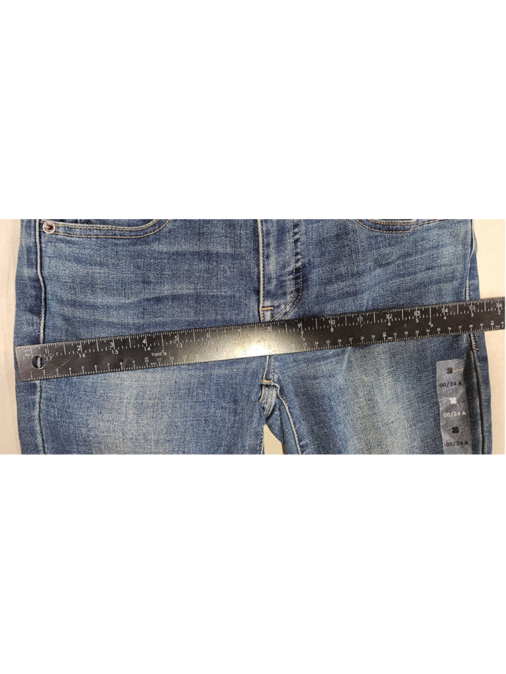 Women's Lucky Brand Ava Mid Rise Skinny Jeans Blue Size 00 - Picture 4 of 6